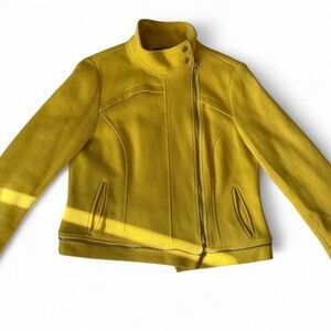 INC Yellow Bomber Jacket